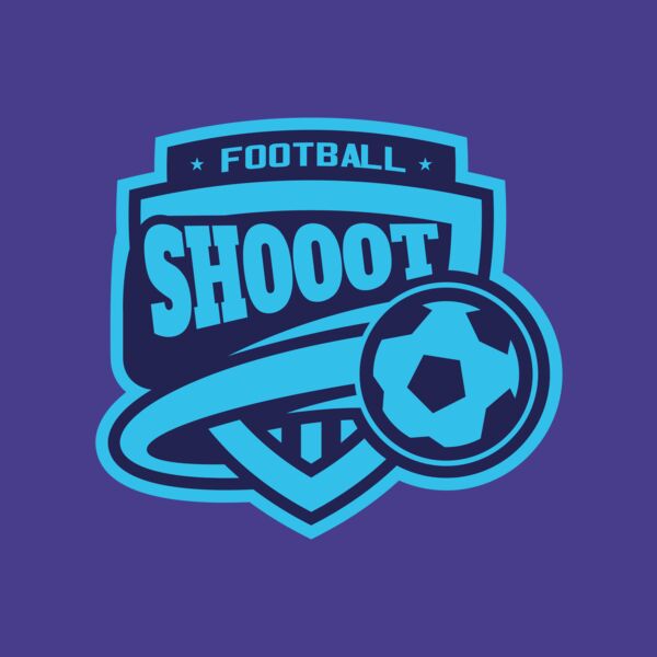 Shoot Football logo template Thumbnail